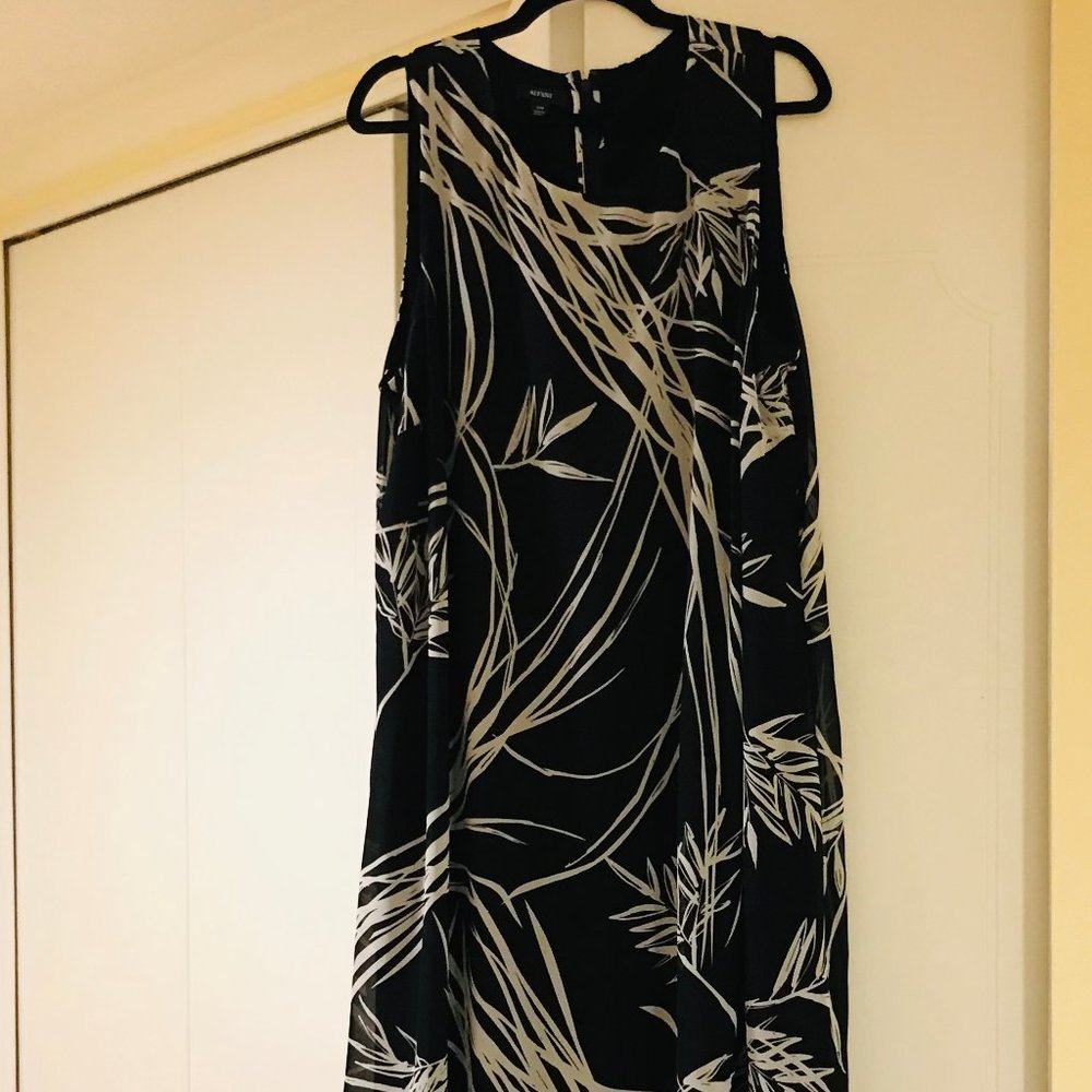 Alfani Women's Black and White Plus Size Dress